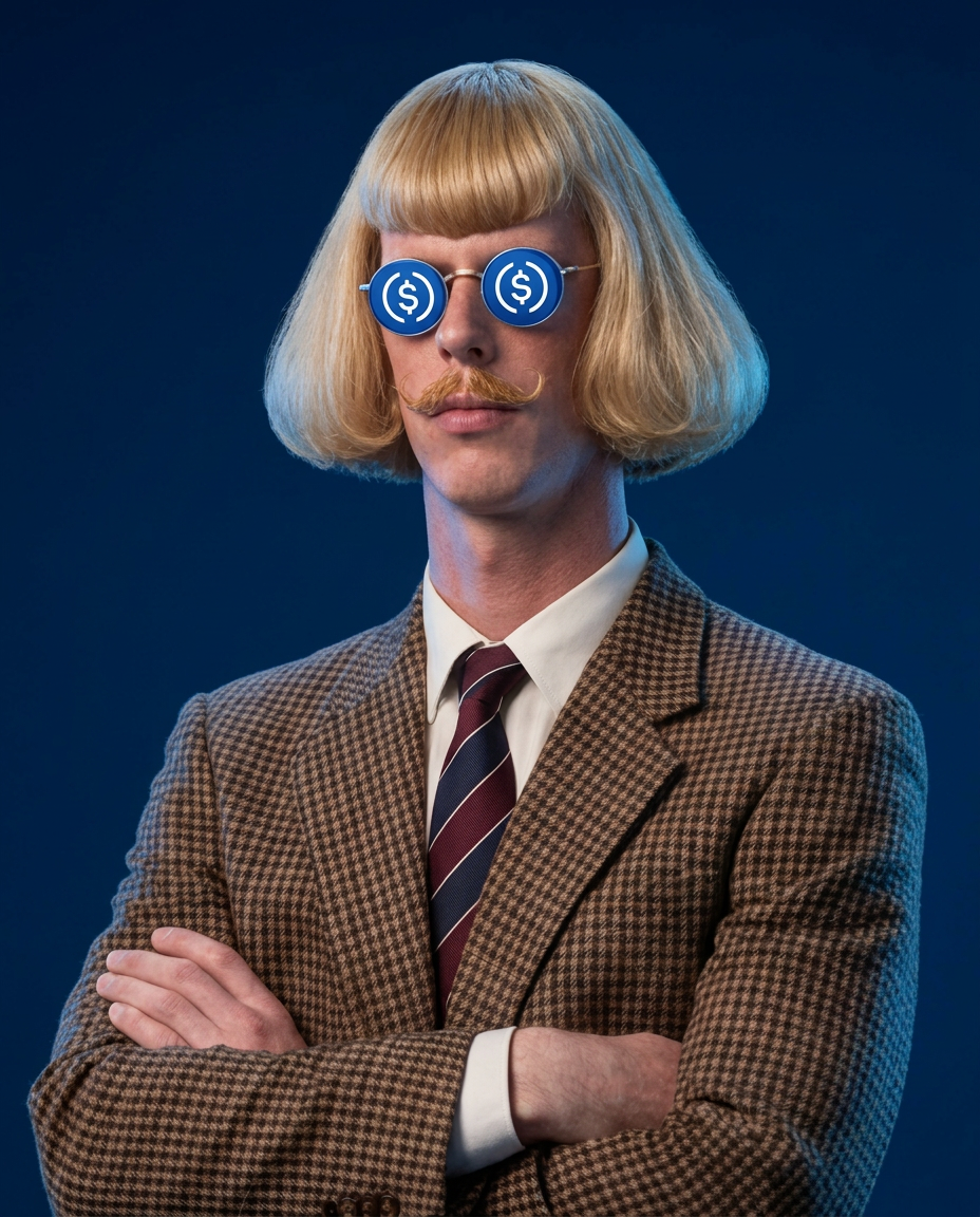 Jean Phil in his signature blue glasses